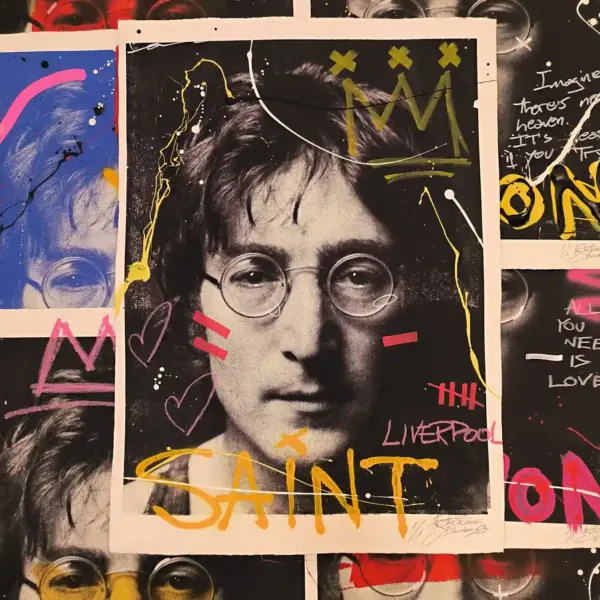 John Lennon - Retrato print (original painting on paper) Arte Urbano Barcelona